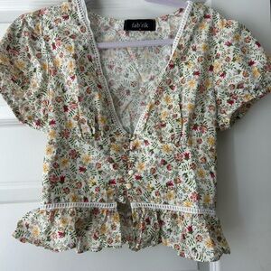 Fabrik floral top